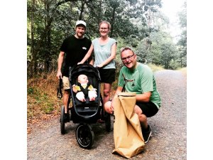 Mit dem Sportreporter beim â€žPloggingâ€œ - Pirmasenser OB stellt soziale Natursportart vor