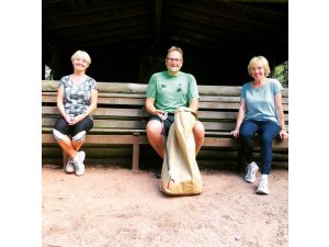 Mit dem Sportreporter beim â€žPloggingâ€œ - Pirmasenser OB stellt soziale Natursportart vor