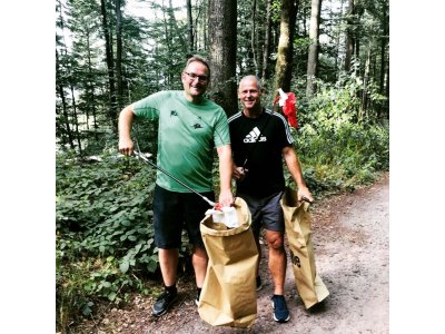 Mit dem Sportreporter beim â€žPloggingâ€œ - Pirmasenser OB stellt soziale Natursportart vor