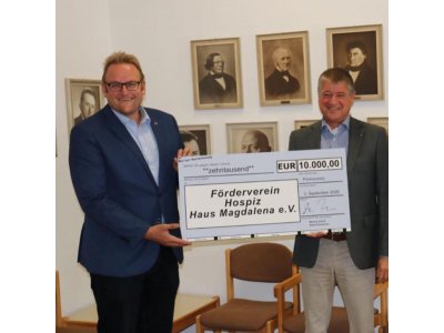 OB-Ball  â€“ Pirmasenser spenden 10.000,- â‚¬ für Hospiz-Neubau