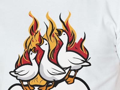 Gänse - Herren Shirt – Bild 3