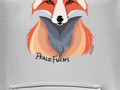 PfalzFuchs - Herren Hoodie – Bild 2